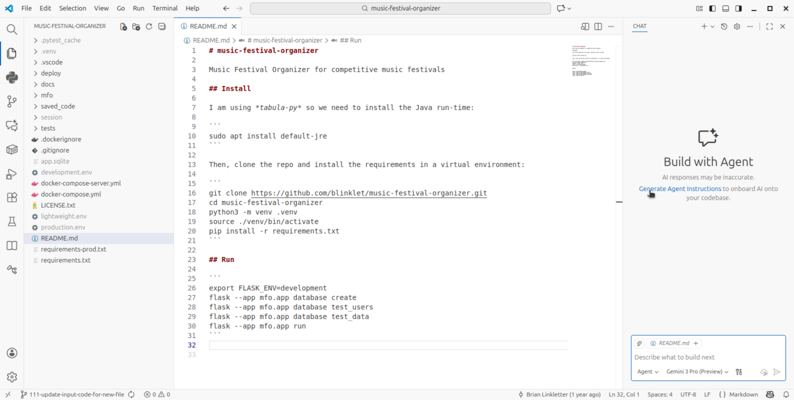 Generate GitHub Copilot Instructions