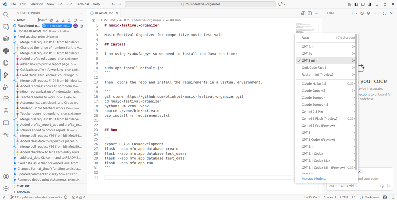 GitHub security settings